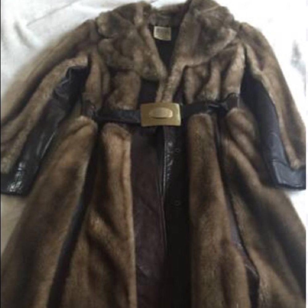 French faux coat